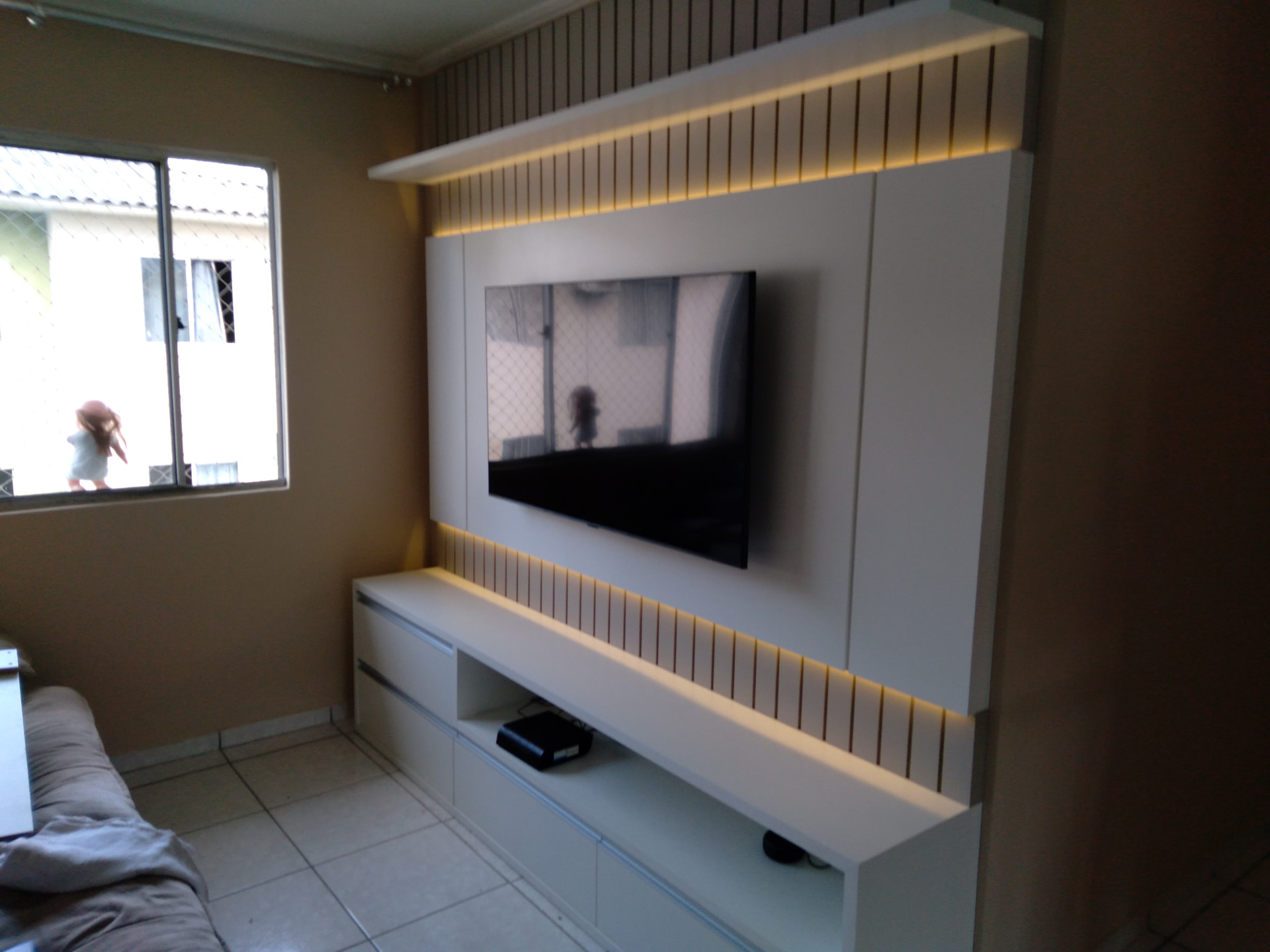 Painel de TV com LED